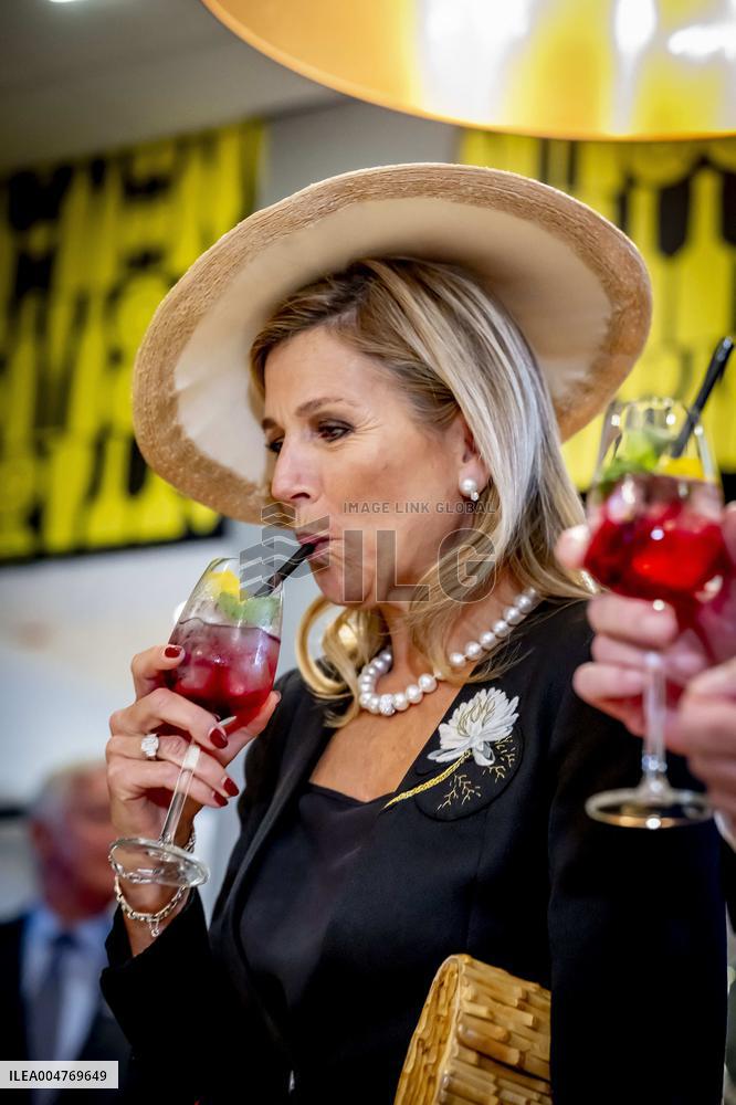 Queen Maxima Visits Hotel Management School Maastricht - Netherlands