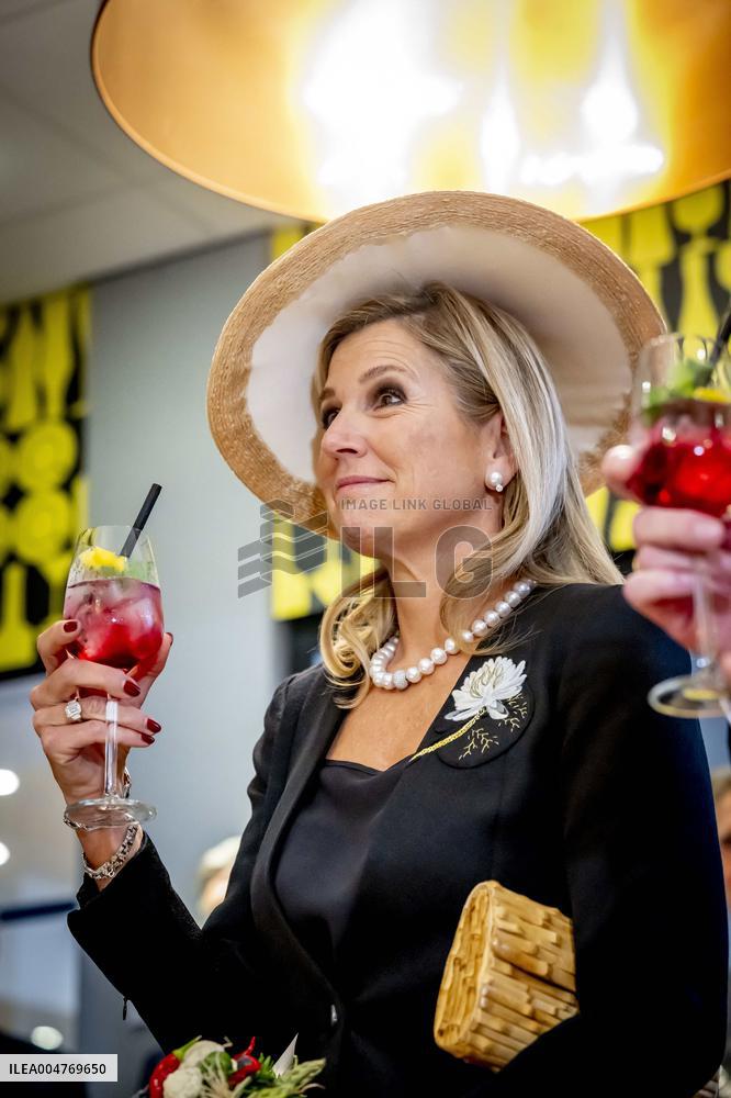 Queen Maxima Visits Hotel Management School Maastricht - Netherlands