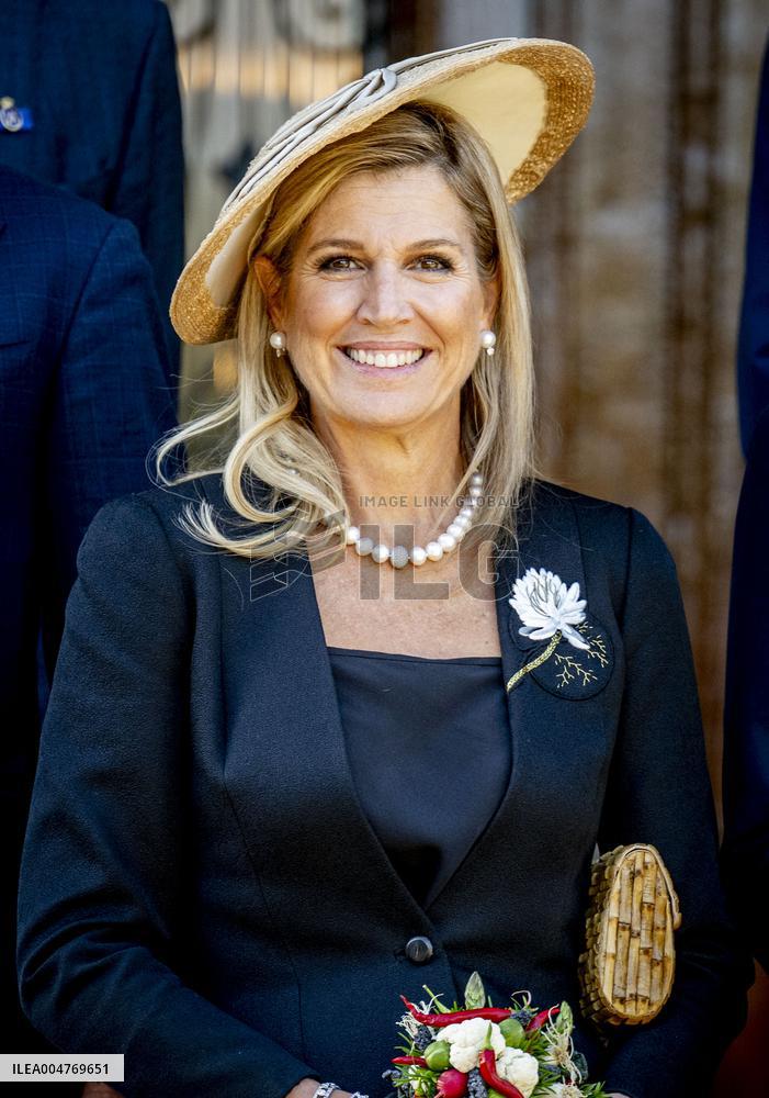 Queen Maxima Visits Hotel Management School Maastricht - Netherlands