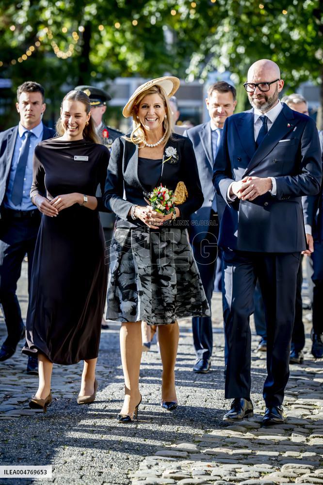 Queen Maxima Visits Hotel Management School Maastricht - Netherlands