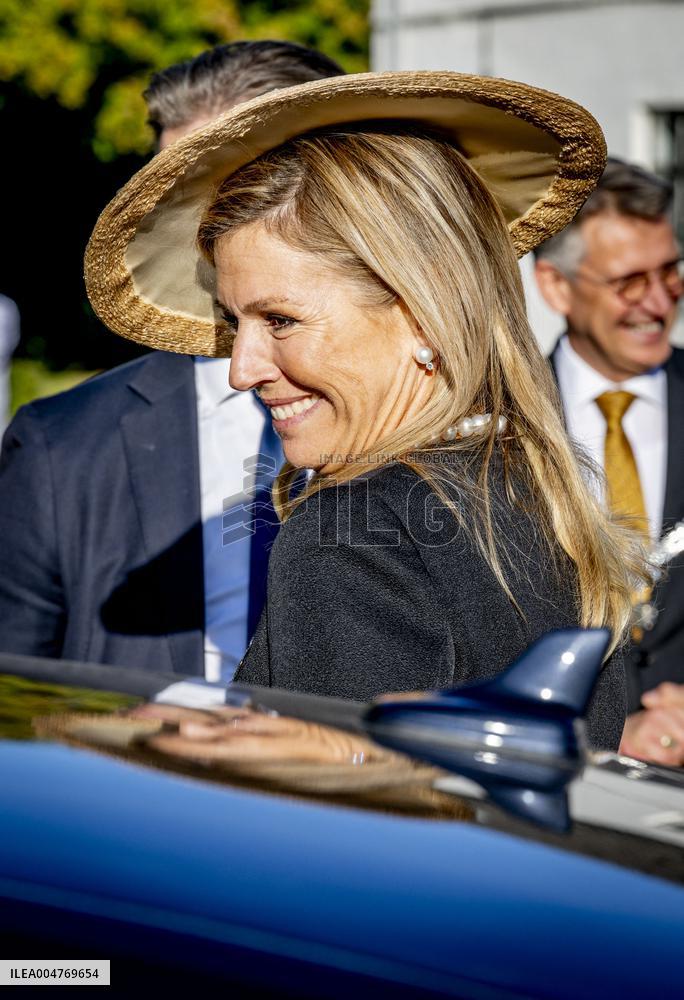 Queen Maxima Visits Hotel Management School Maastricht - Netherlands