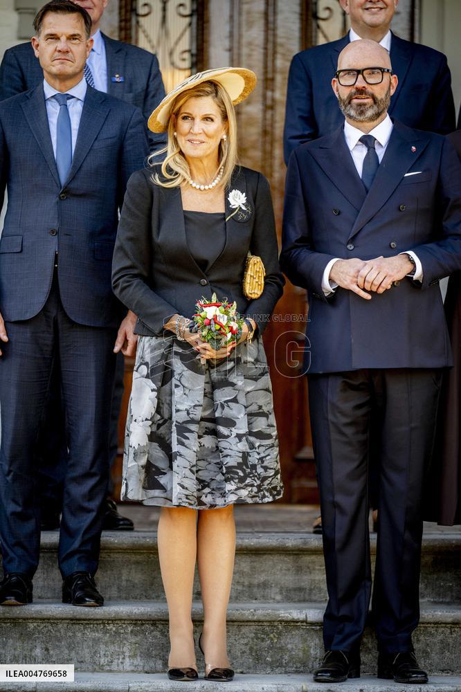 Queen Maxima Visits Hotel Management School Maastricht - Netherlands