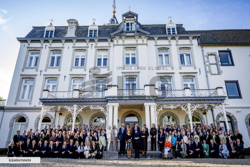 Queen Maxima Visits Hotel Management School Maastricht - Netherlands