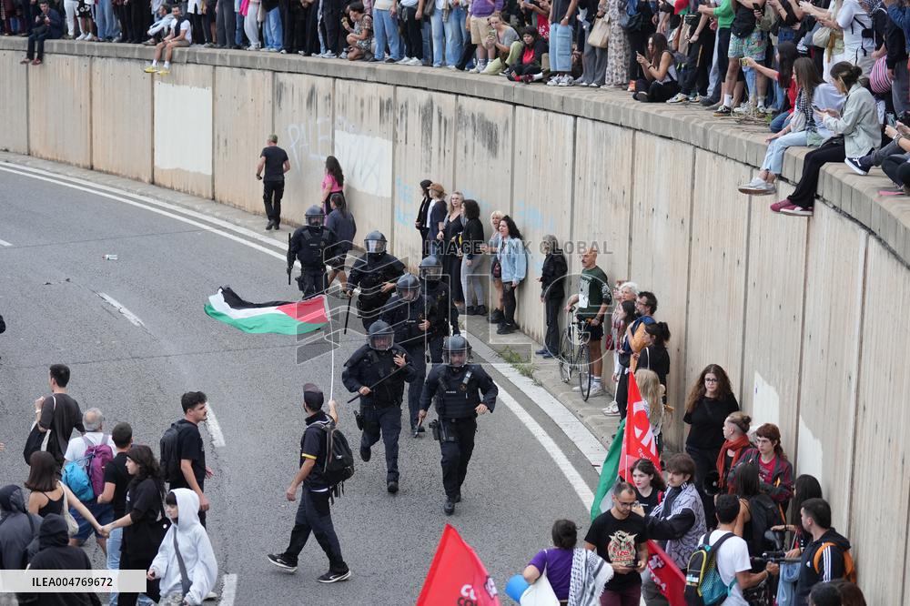 Student Union Demonstration in Support of Palestine - Spain