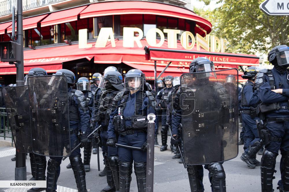 Protest for social justice measures - Paris