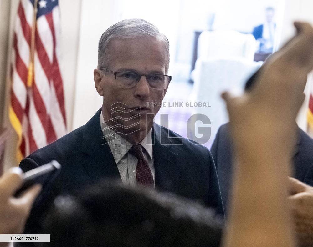 John Thune Meets Reporters Press Conference