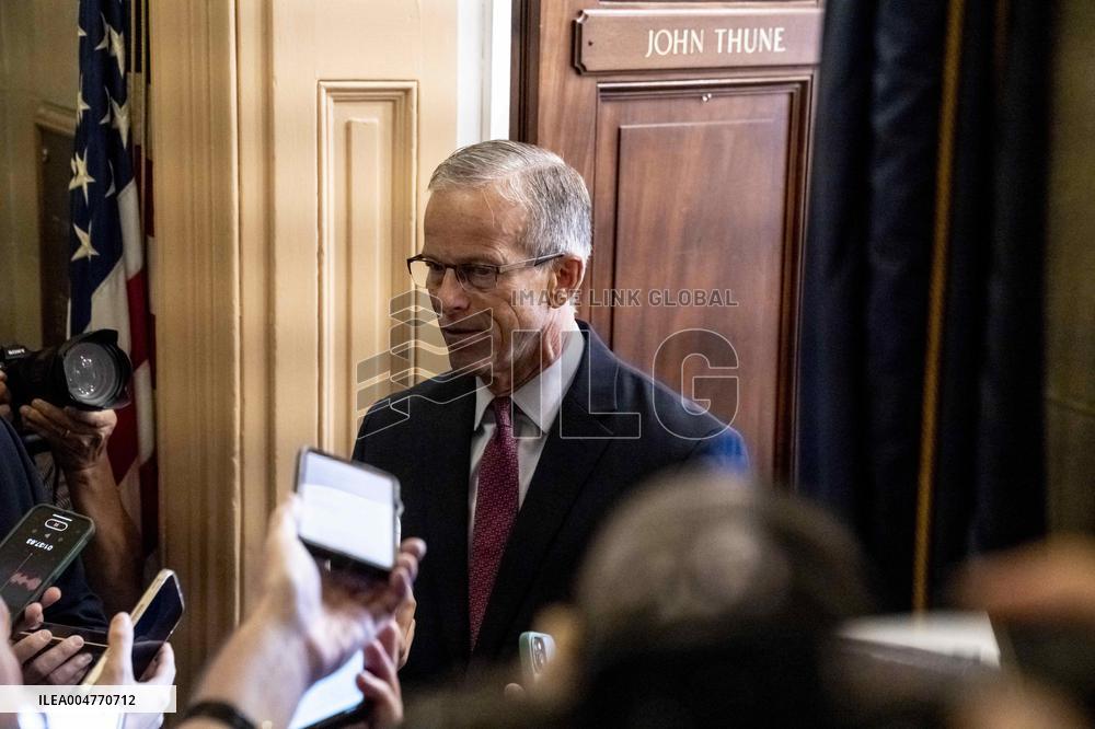 John Thune Meets Reporters Press Conference