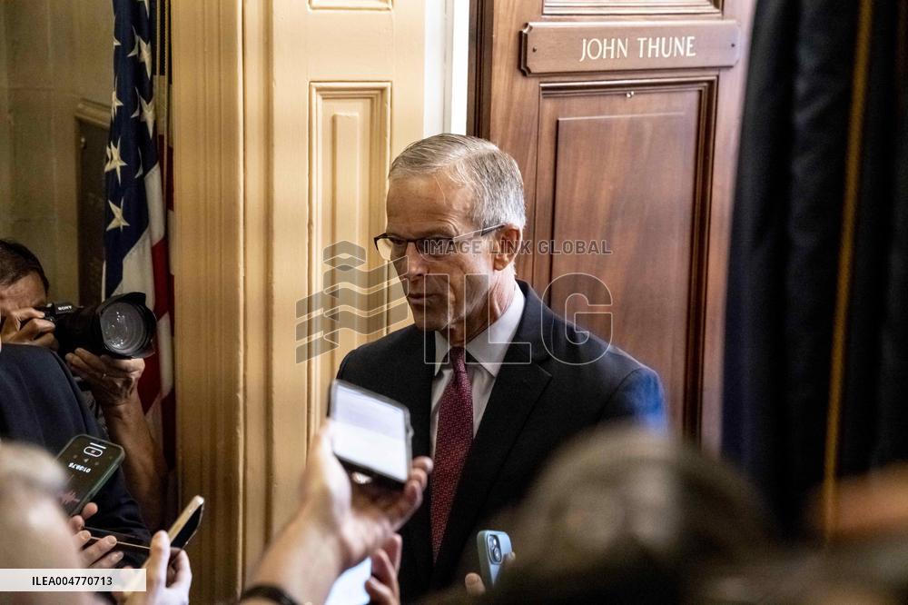 John Thune Meets Reporters Press Conference