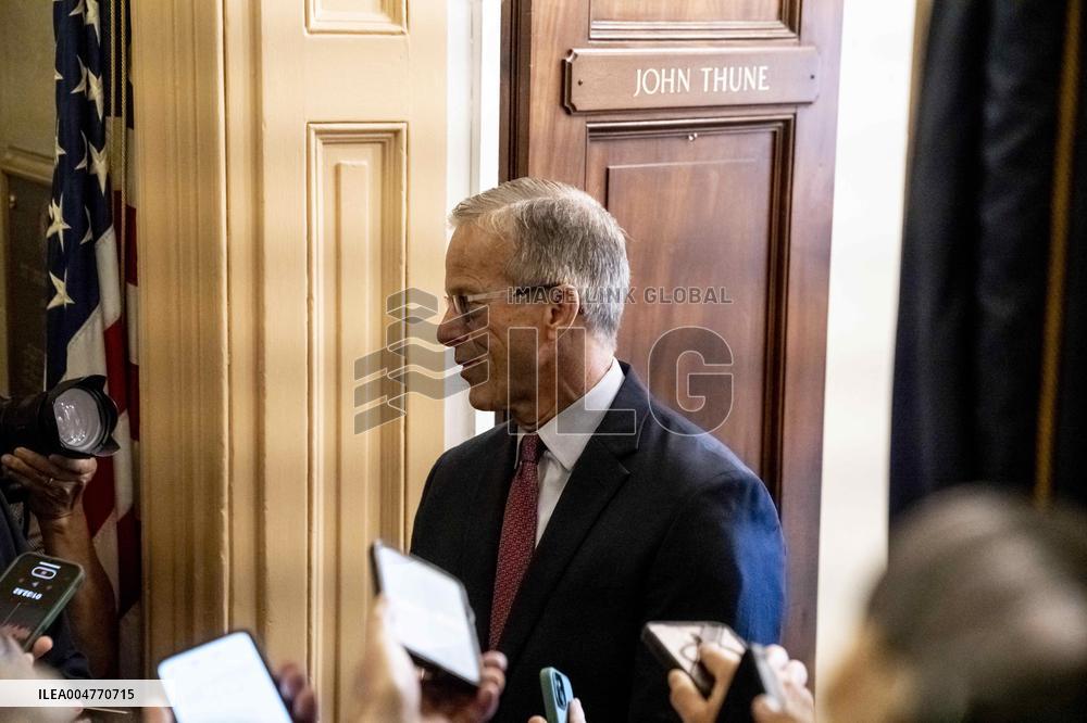 John Thune Meets Reporters Press Conference