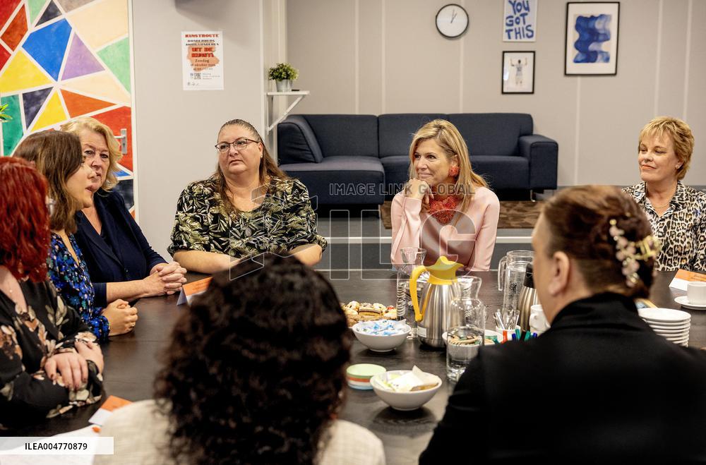 Queen Maxima Visits Strong Neighborhood Connectors In Roermond