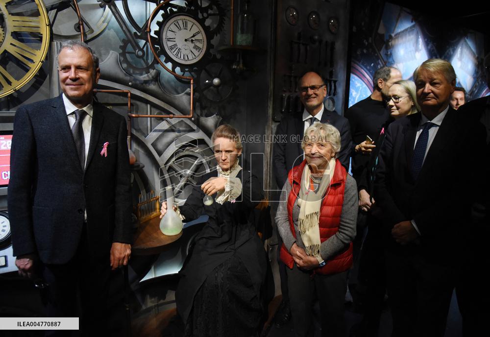 Inauguration Of Marie Curie At Grevin Museum In Paris - France