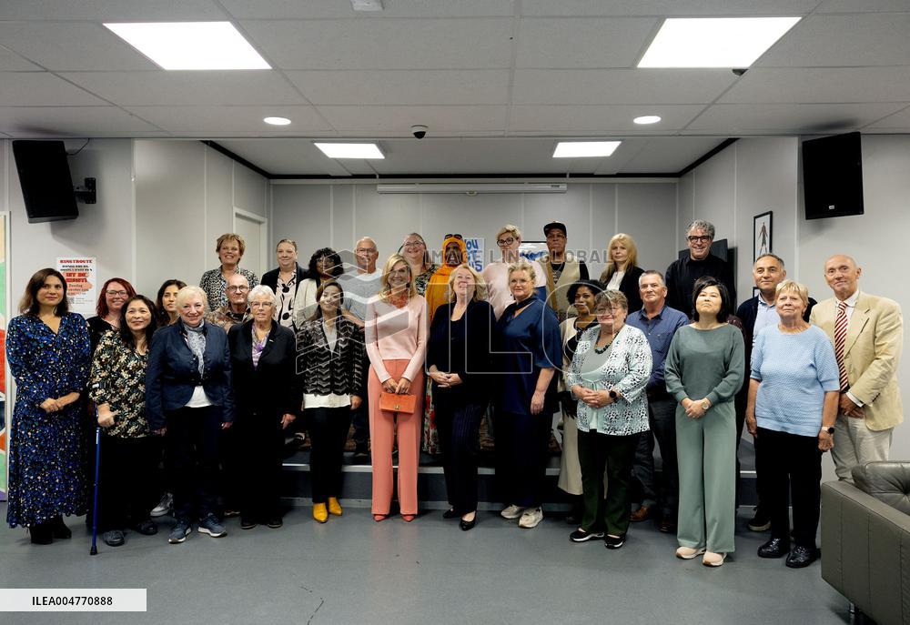 Queen Maxima Visits Strong Neighborhood Connectors In Roermond