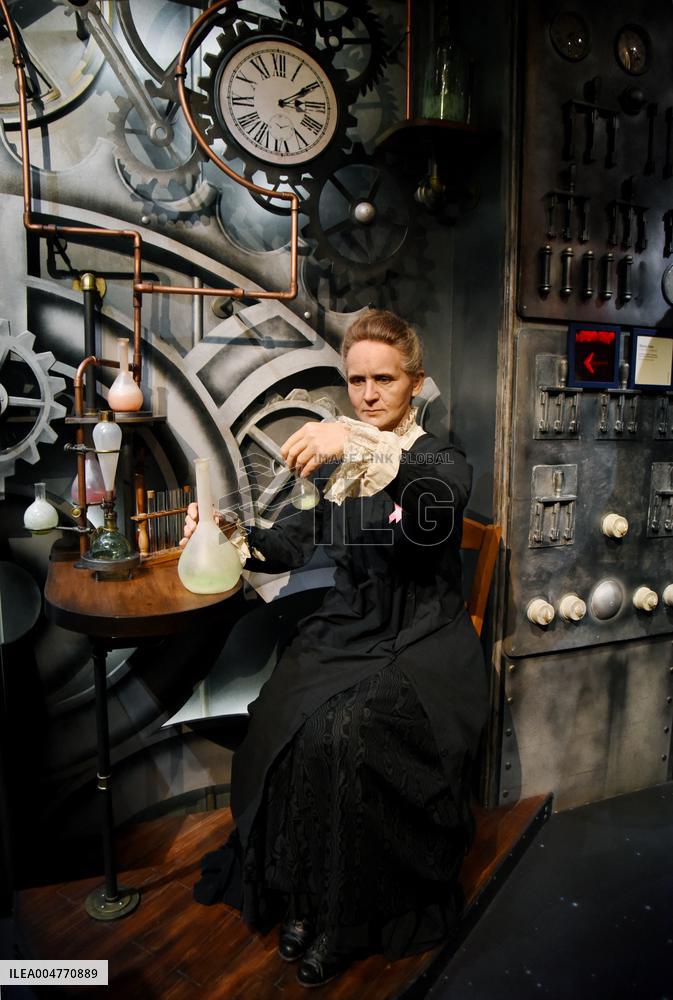 Inauguration Of Marie Curie At Grevin Museum In Paris - France