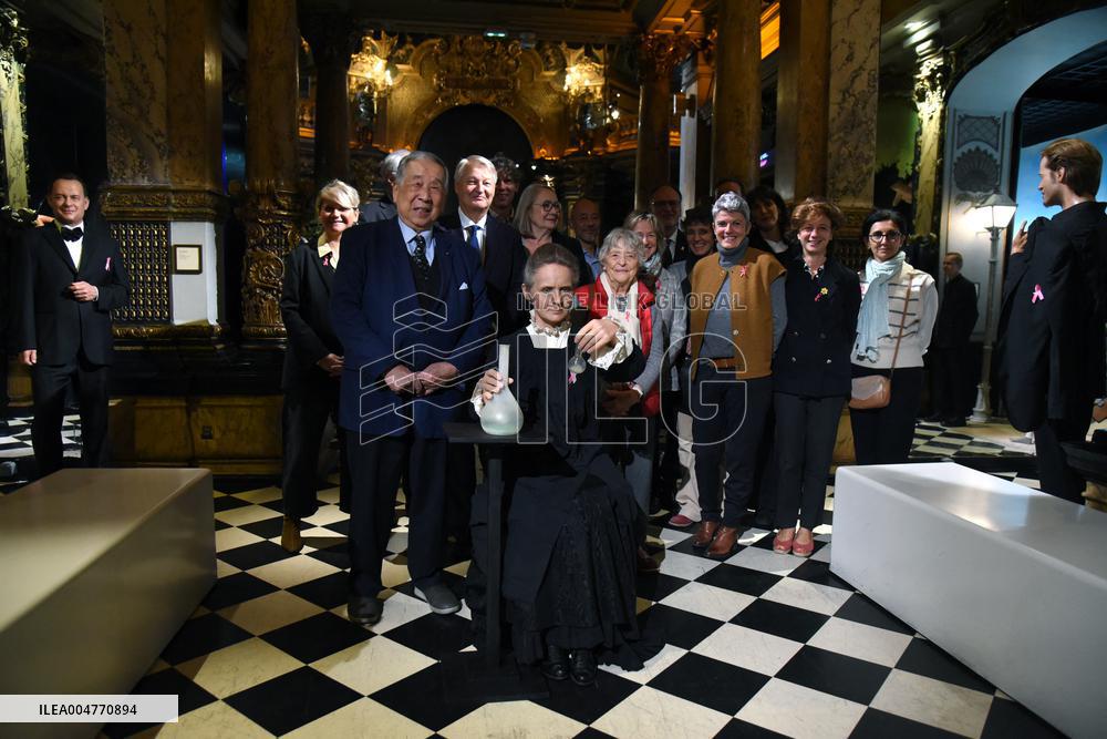 Inauguration Of Marie Curie At Grevin Museum In Paris - France
