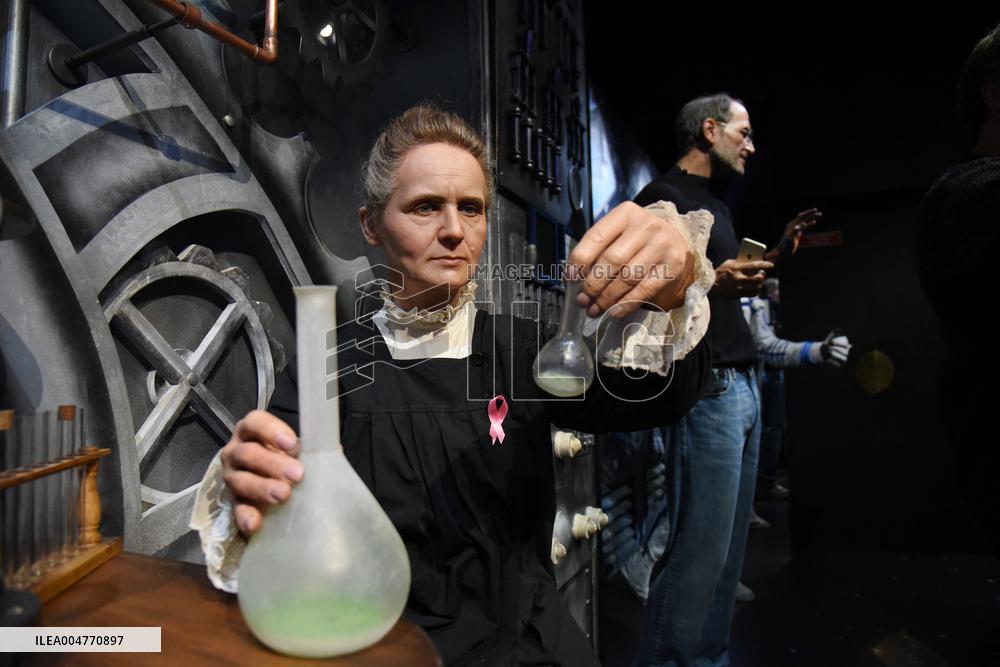 Inauguration Of Marie Curie At Grevin Museum In Paris - France