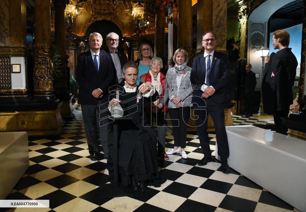 Inauguration Of Marie Curie At Grevin Museum In Paris - France