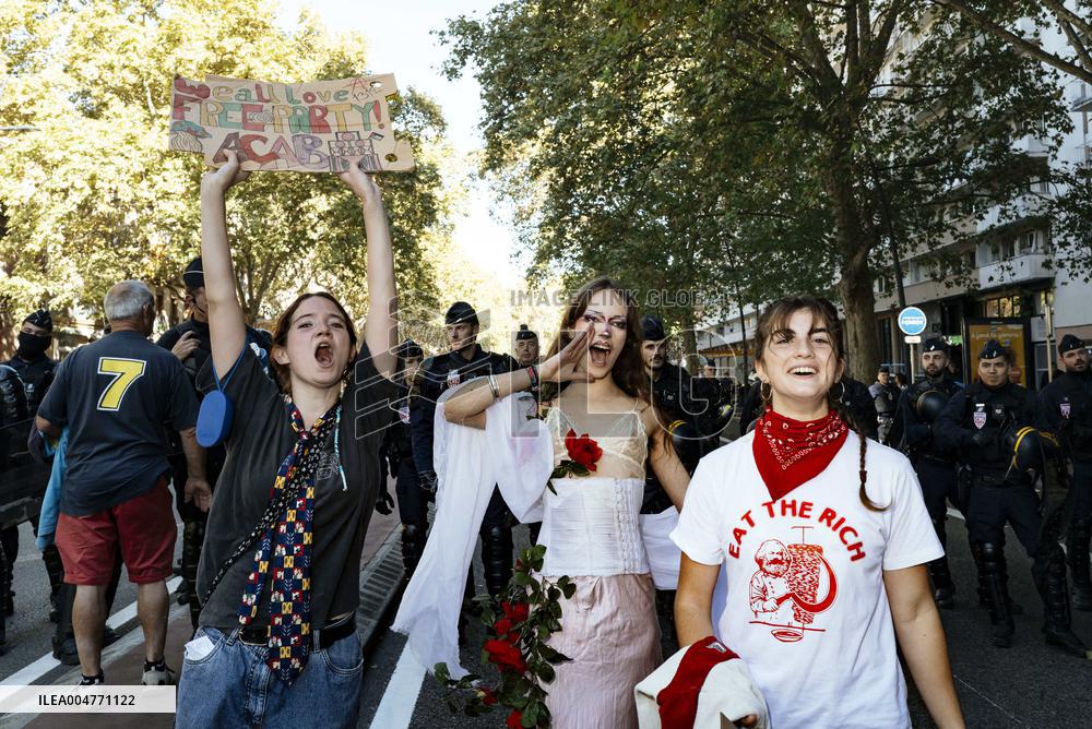 Inter-Union Mobilization in Toulouse - France