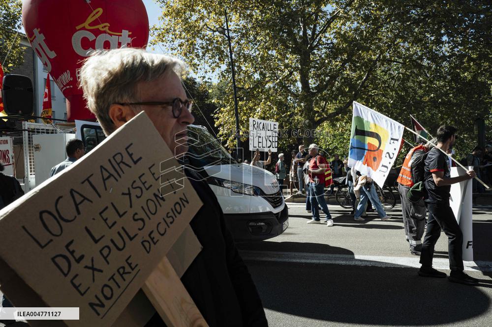 Inter-Union Mobilization in Toulouse - France