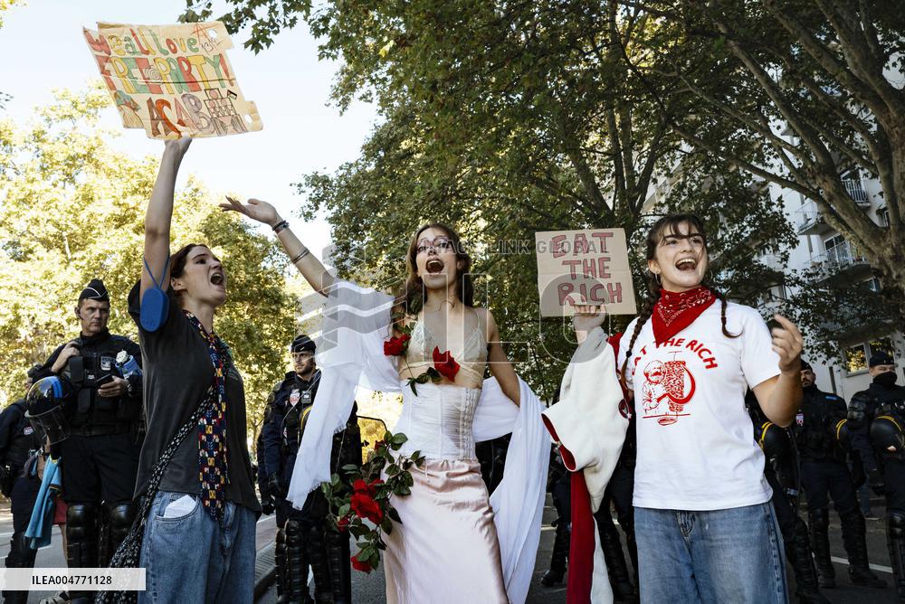Inter-Union Mobilization in Toulouse - France