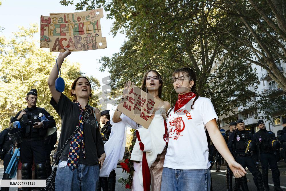 Inter-Union Mobilization in Toulouse - France