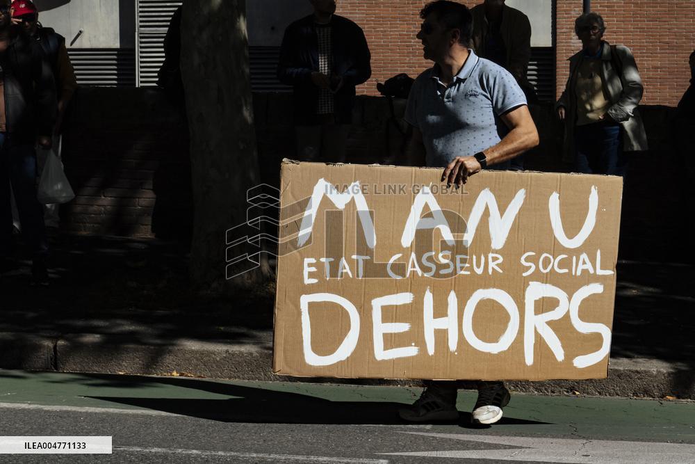 Inter-Union Mobilization in Toulouse - France