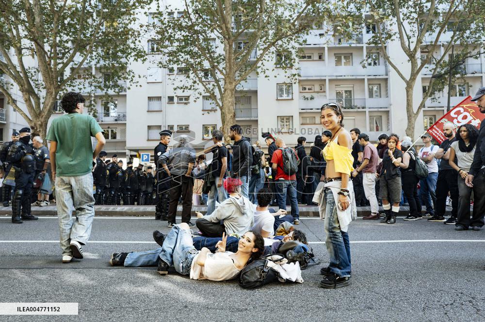 Inter-Union Mobilization in Toulouse - France