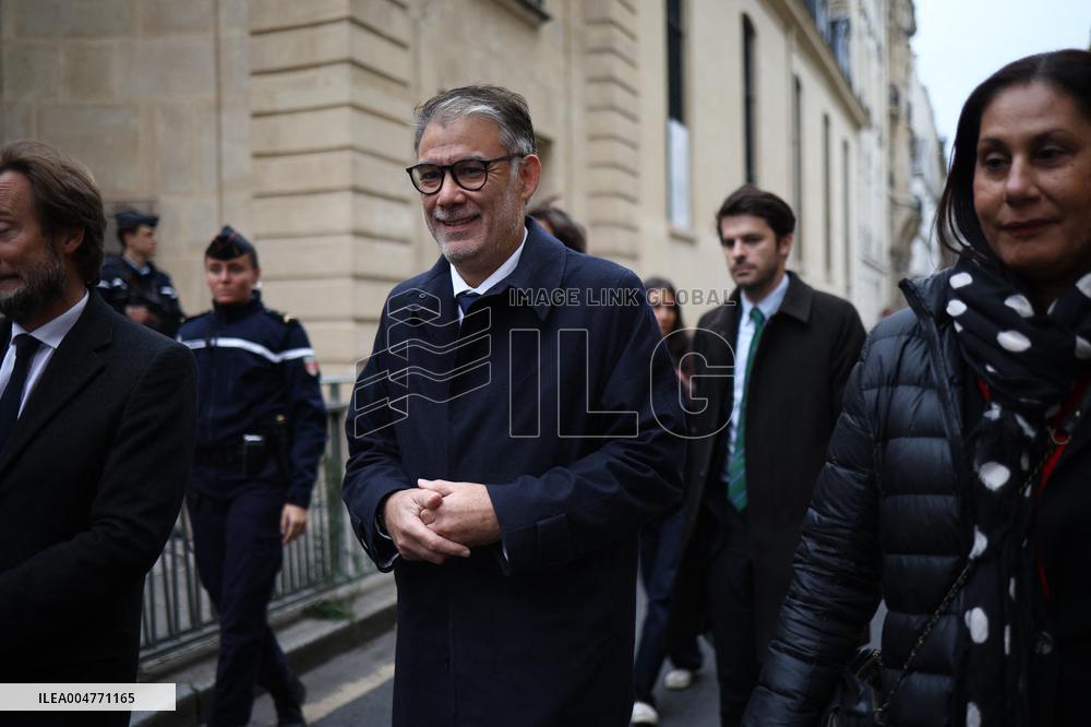 Olivier Faure Meets French Prime Minister In Paris - France