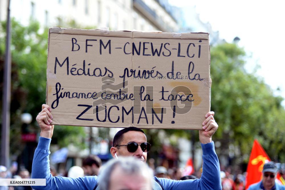 National Demonstration Against Austerity - Paris