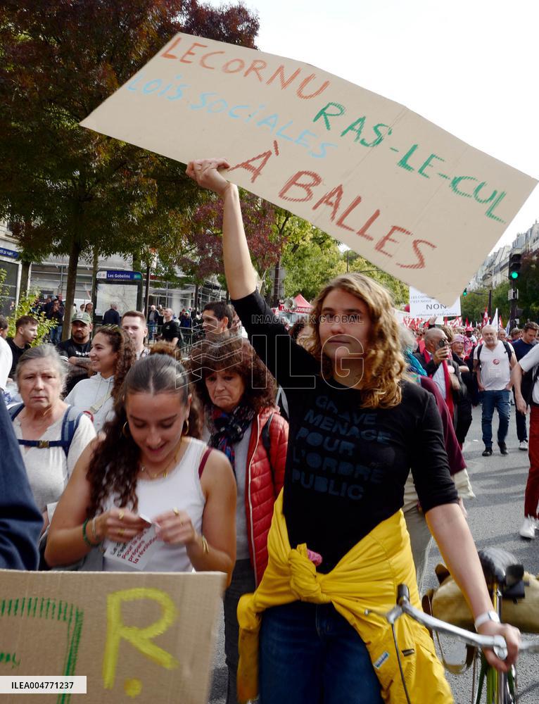 National Demonstration Against Austerity - Paris