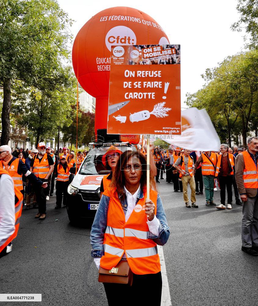 National Demonstration Against Austerity - Paris