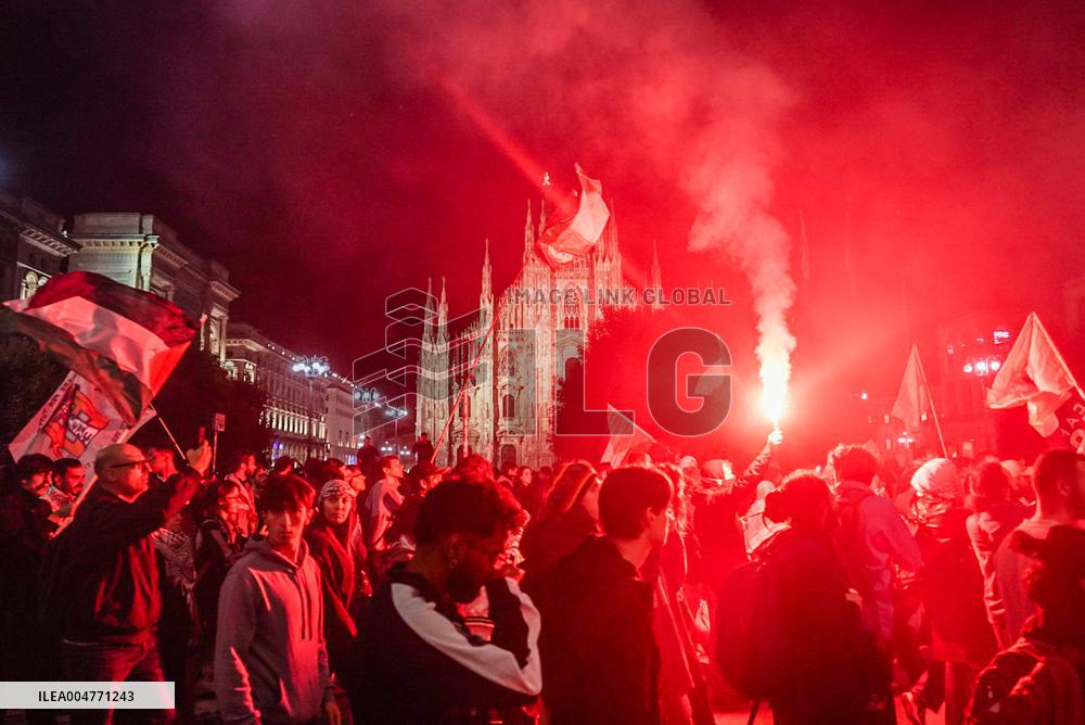 General Strike March for the Global Sumud Flotilla and for Gaza - Italy