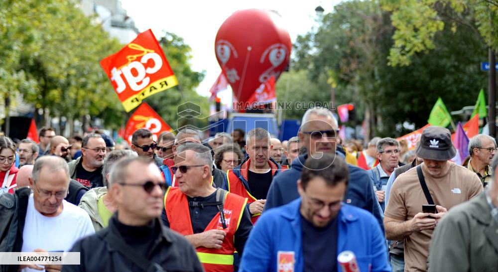 National Demonstration Against Austerity - Paris