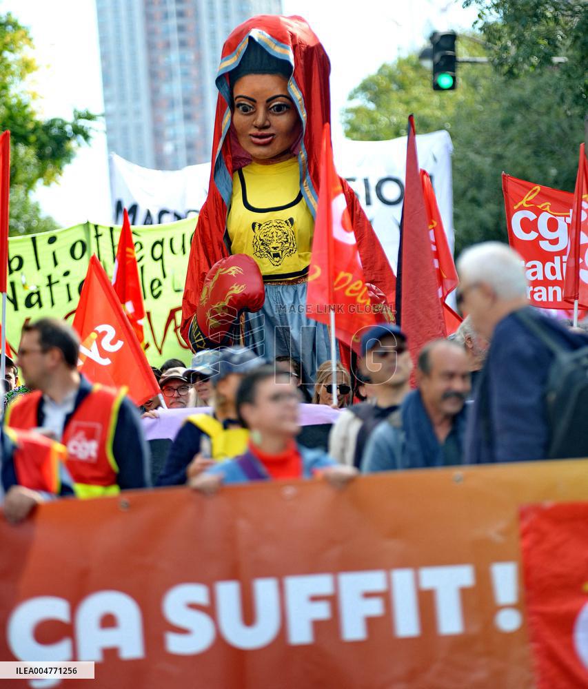 National Demonstration Against Austerity - Paris