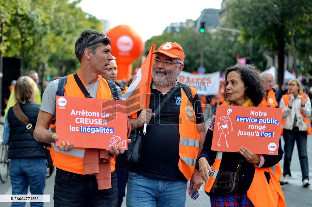 National Demonstration Against Austerity - Paris