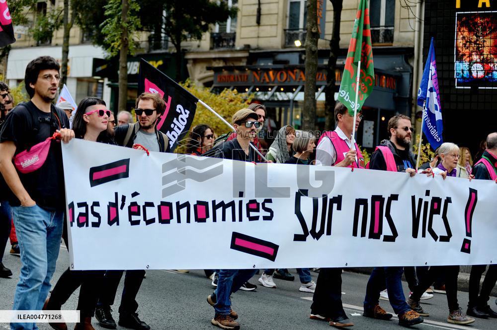 National Demonstration Against Austerity - Paris