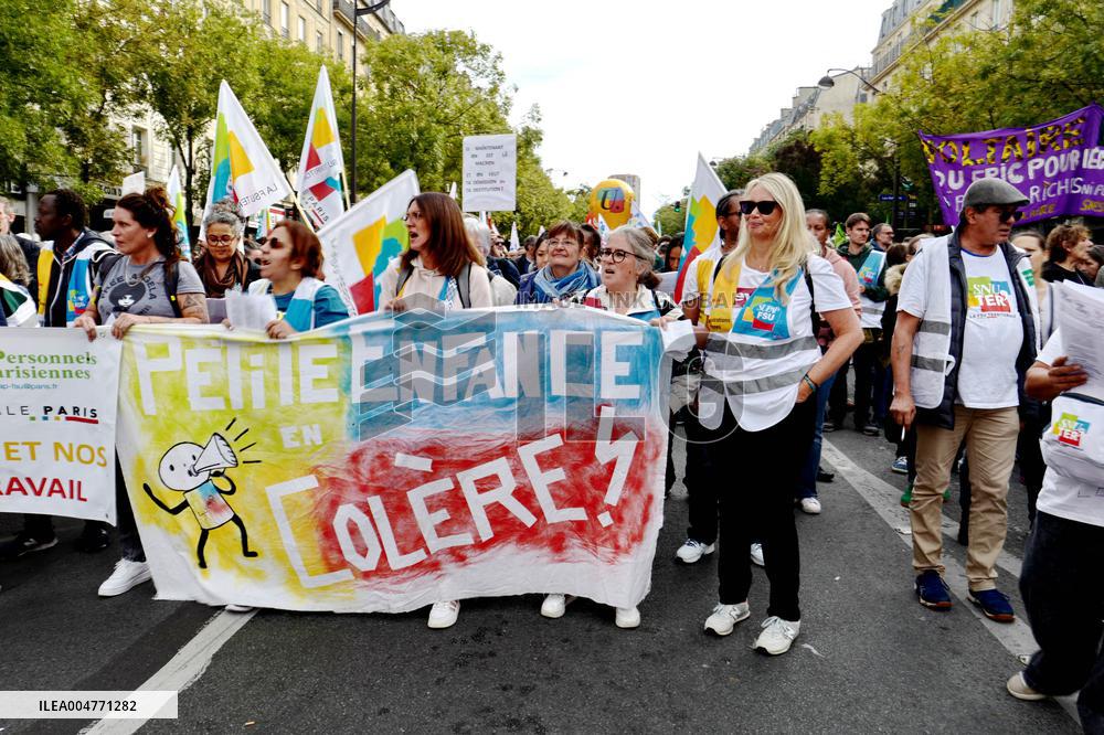 National Demonstration Against Austerity - Paris