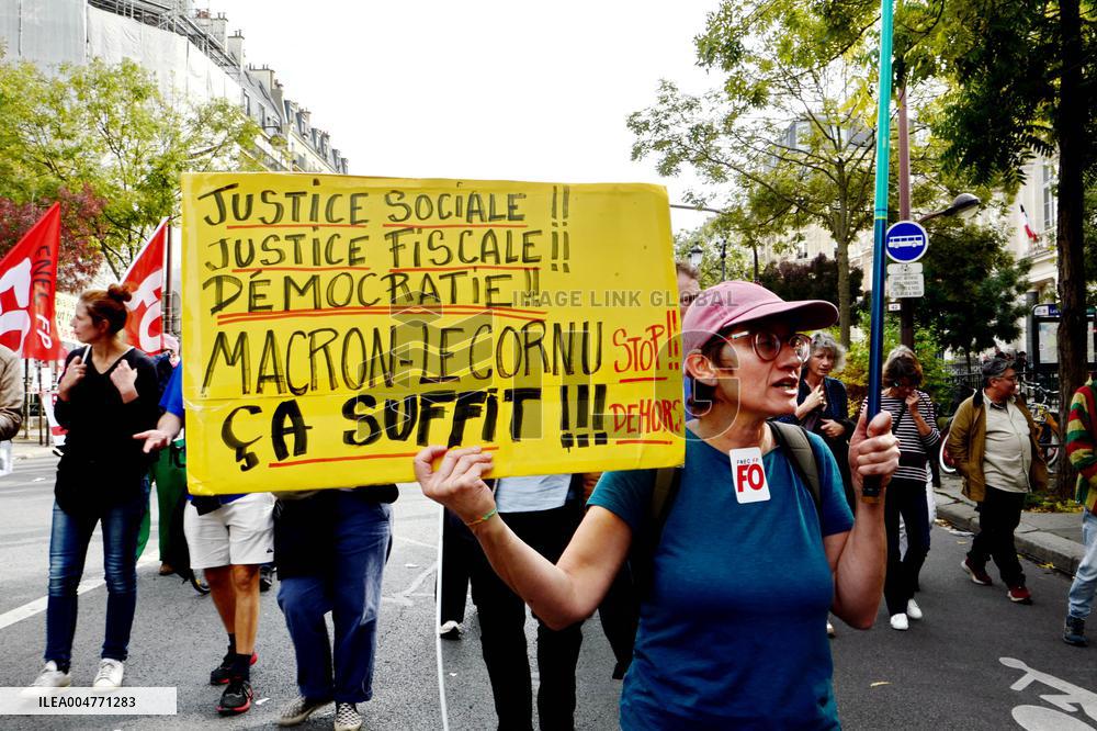 National Demonstration Against Austerity - Paris