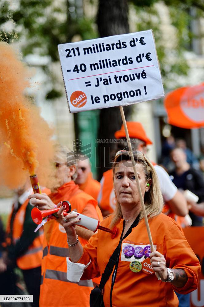National Demonstration Against Austerity - Paris