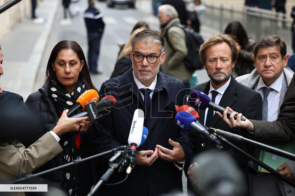 Olivier Faure Meets French Prime Minister In Paris - France