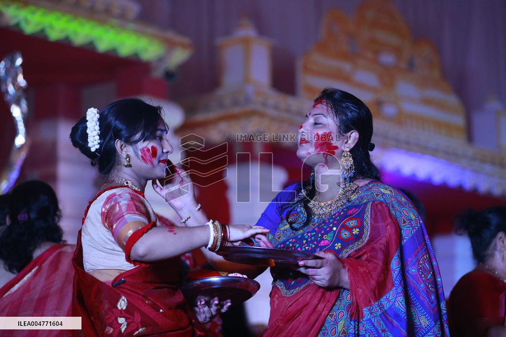 Durga Puja Festival Ends with Immersion of Idols - India