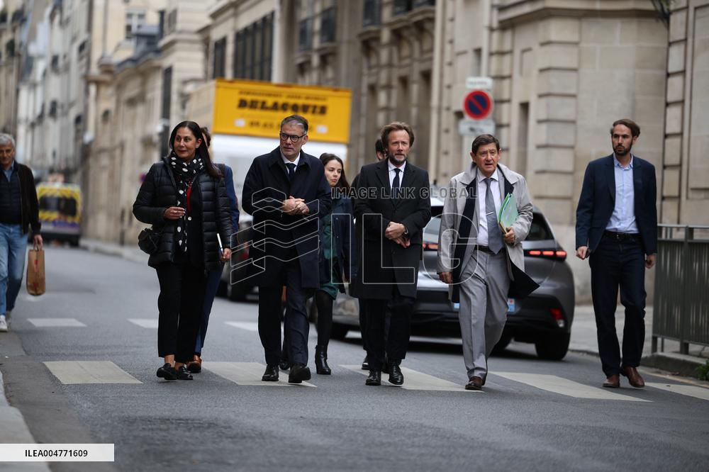 Olivier Faure Meets French Prime Minister In Paris - France