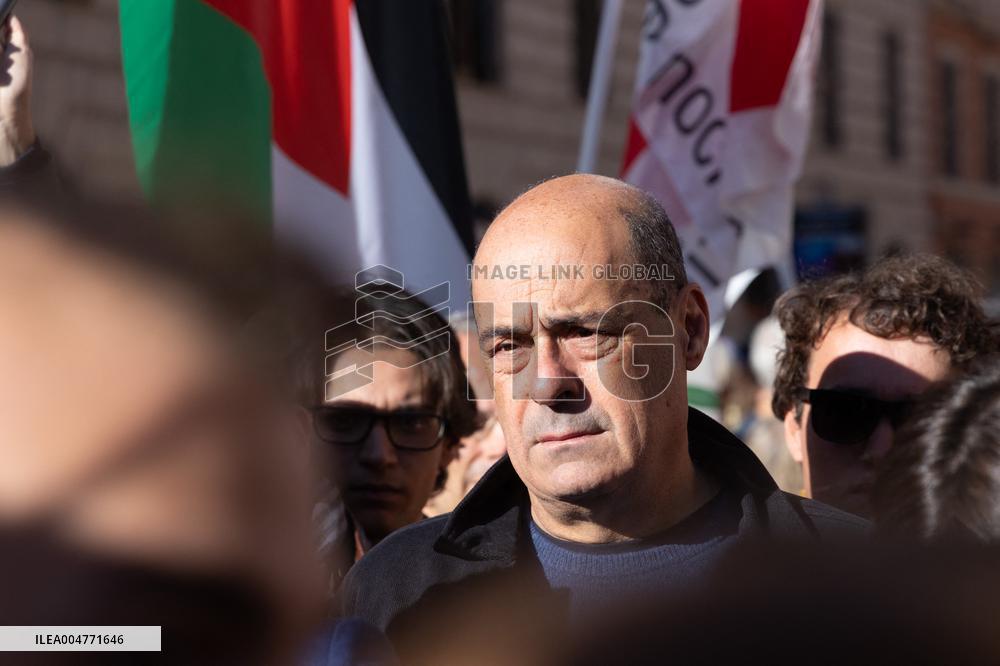 General Strike March for the Global Sumud Flotilla and for Gaza - Italy