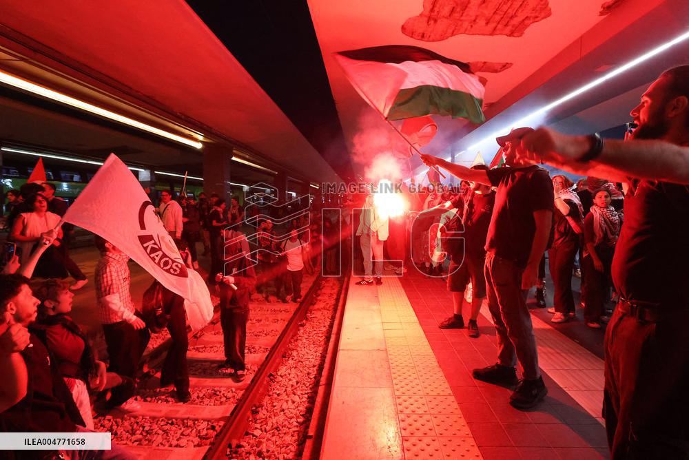 General Strike March for the Global Sumud Flotilla and for Gaza - Italy