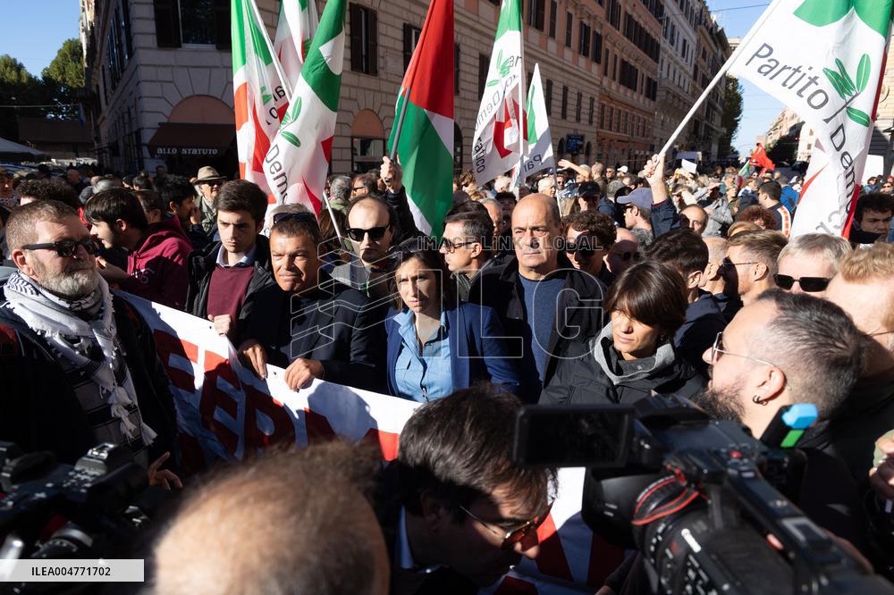 General Strike March for the Global Sumud Flotilla and for Gaza - Italy