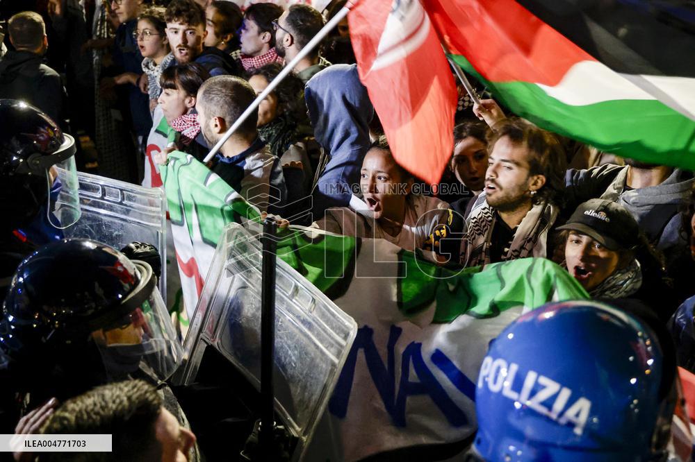 General Strike March for the Global Sumud Flotilla and for Gaza - Italy