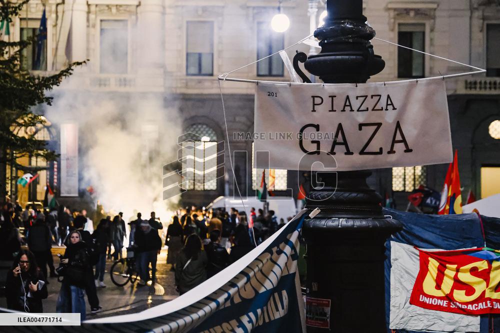 General Strike March for the Global Sumud Flotilla and for Gaza - Italy