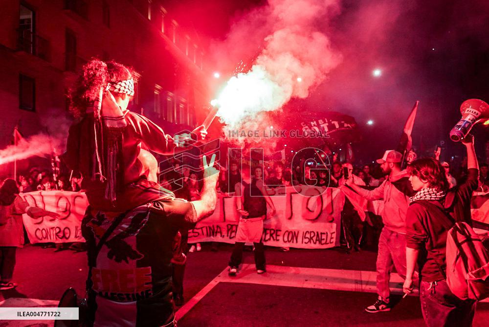 General Strike March for the Global Sumud Flotilla and for Gaza - Italy