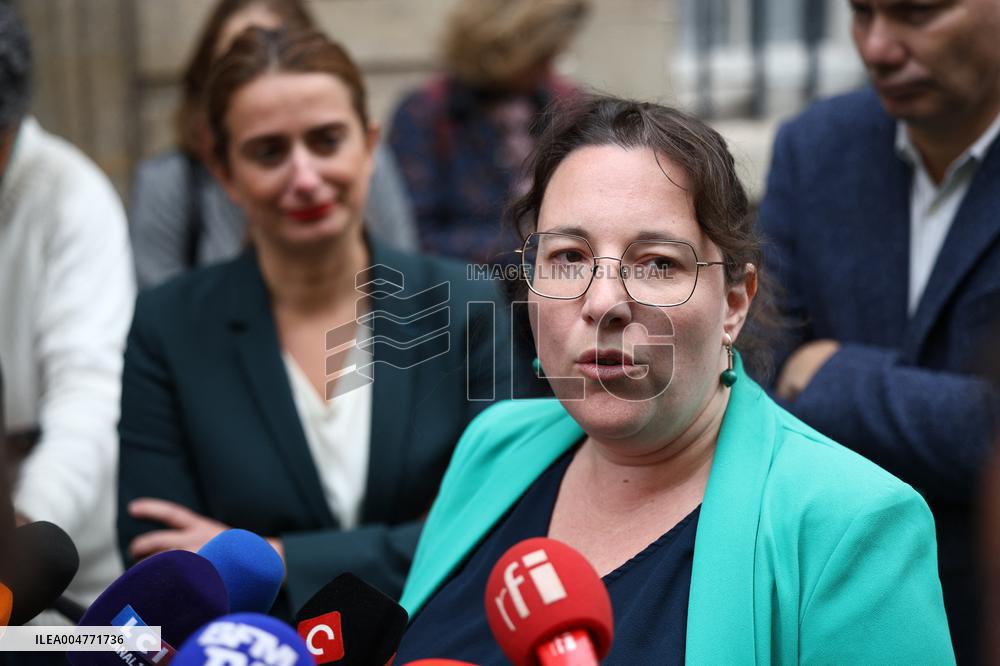 The Ecologists Party Meets PM Lacornu - Paris