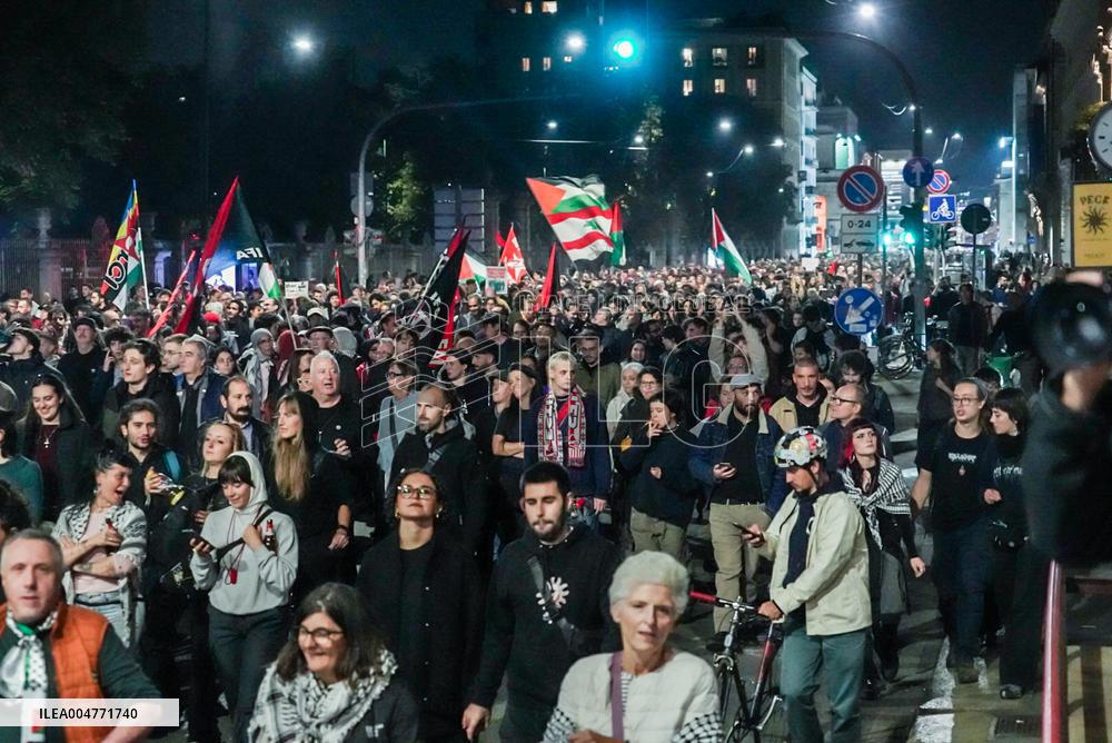 General Strike March for the Global Sumud Flotilla and for Gaza - Italy