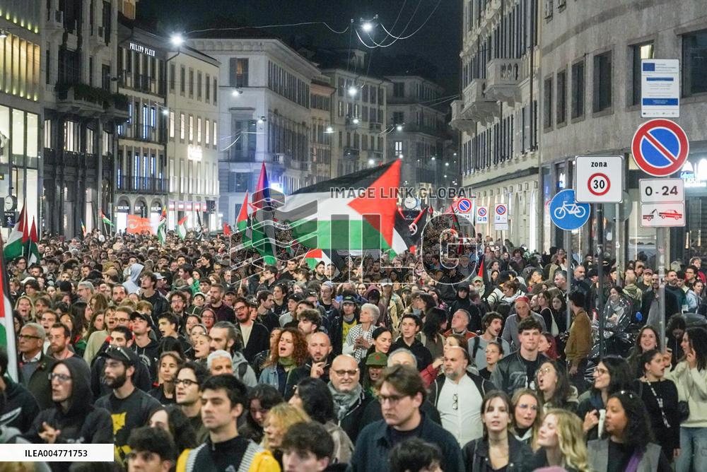 General Strike March for the Global Sumud Flotilla and for Gaza - Italy